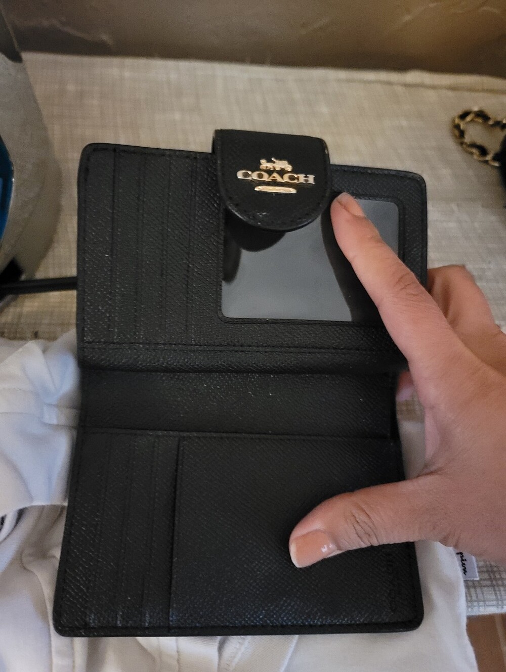Coach Black Wallet - Picture 3 of 7